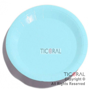 PLATO SOLID HS448-14 23CM TURQUESA x 8